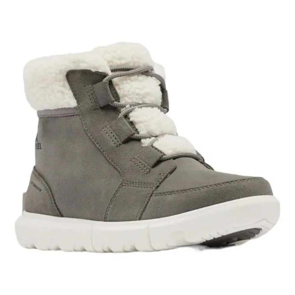 Sorel Quarry Sea Salt Women's Waterproof Insulated Winter Boots Grey Size 6
